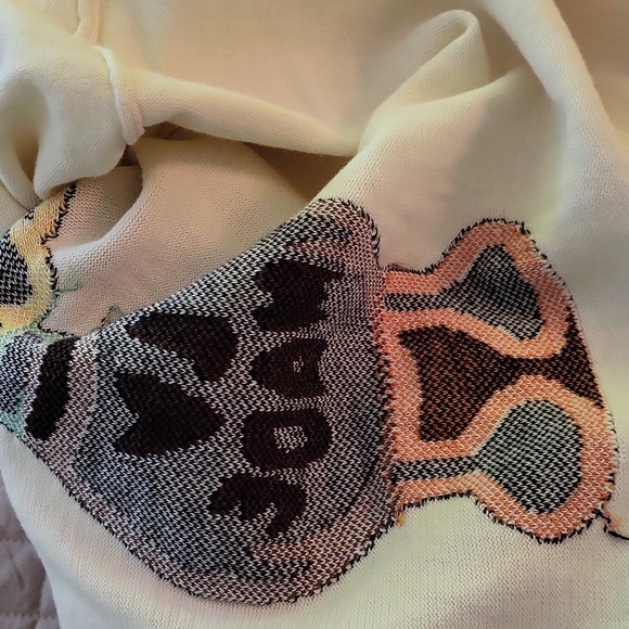 100% authentic LOUIS VUITTON LACQUARD KNIT SHORT SLEEVE TOP - Picture 13 of 15
